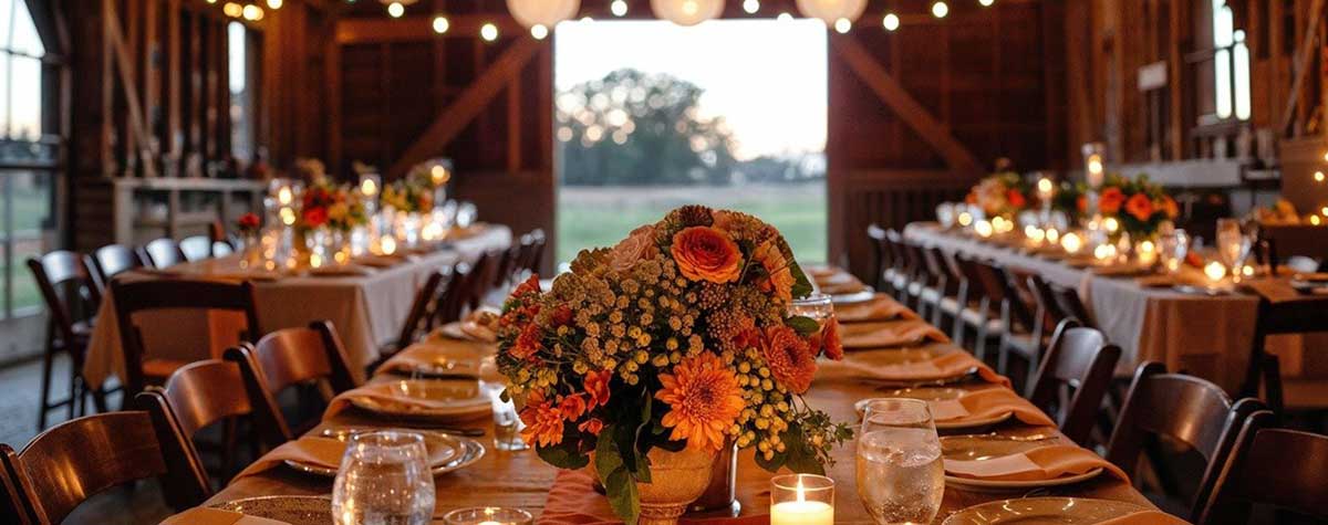 Wedding table decor